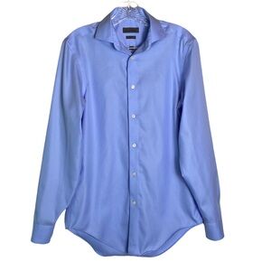 Calvin Klein Slim Fit Blue Dress Shirt, 14 1/2”, 32/33